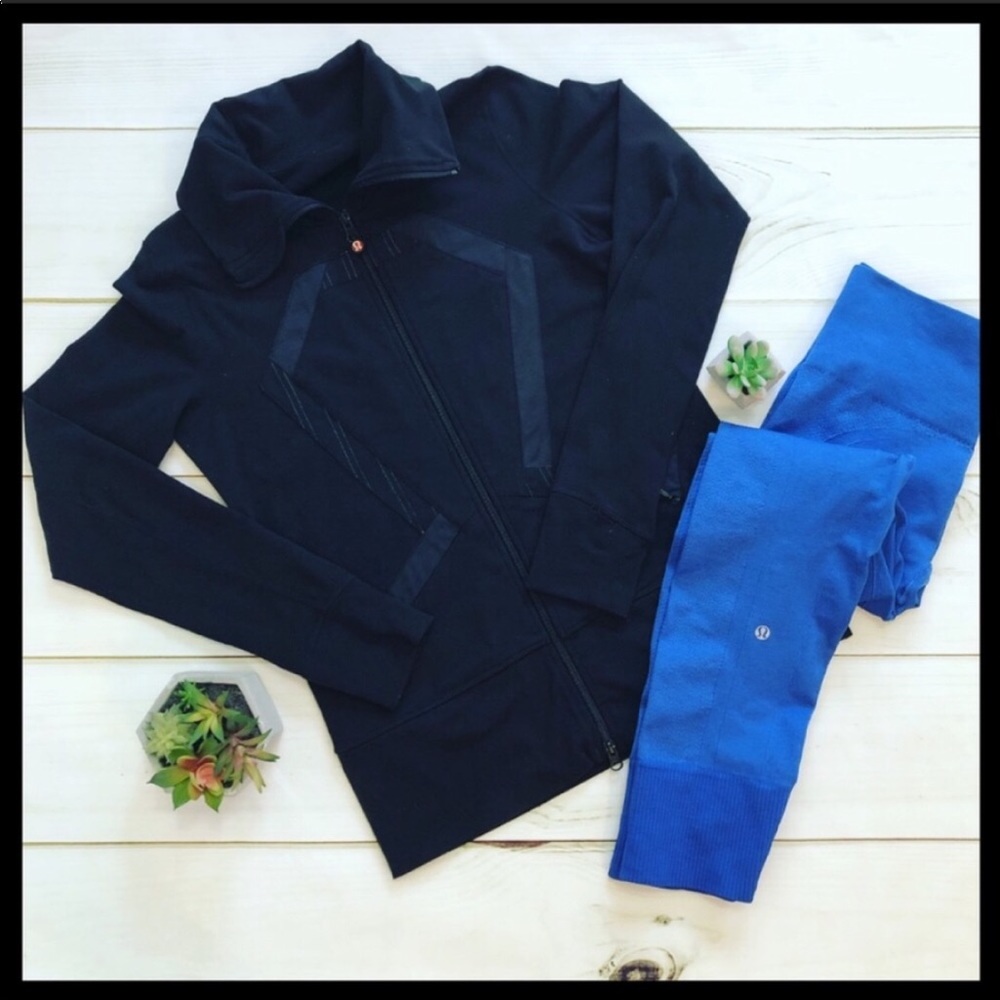 Lululemon Athletica Black Long Sleeve Jacket Sz 6